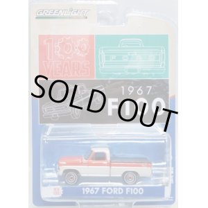 画像: 2017 GREENLIGHT HOBBY EXCLUSIVE 【"100 YEARS FORD TRUCKS" 1967 FORD F100】  ORANGE-WHITE/RR