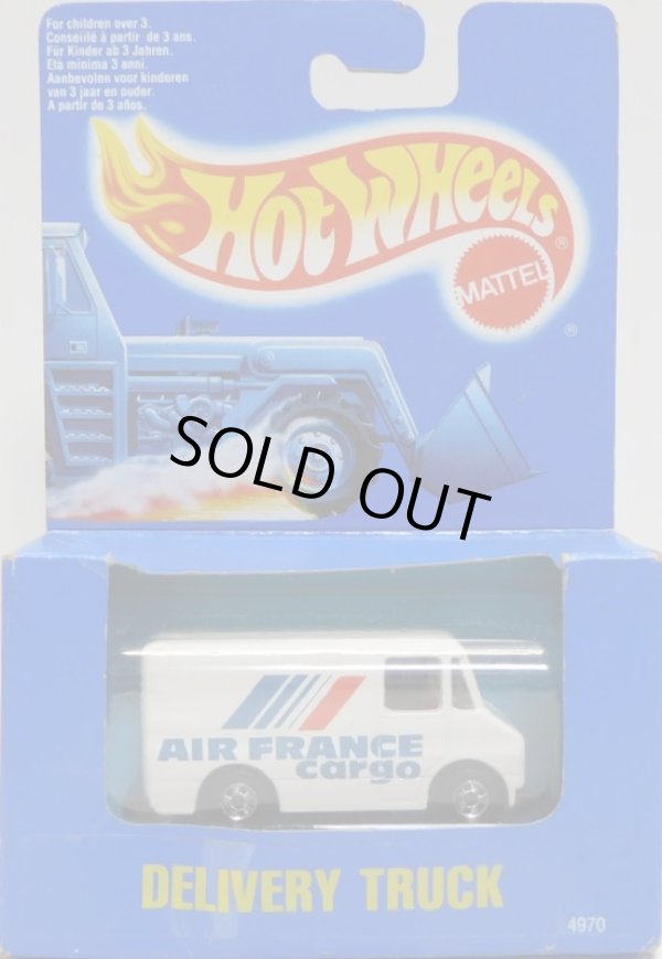 画像1: 1990 INTERNATIONAL BOX 【DELIVERY TRUCK (AIR FRANCE CARGO)】 WHITE/BW