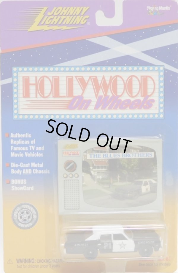 画像1: 1999 JOHNNY LIGHTNING - HOLLYWOOD ON WHEELS 【THE BLUES BROTHERS】　BLACK-WHITE/RR