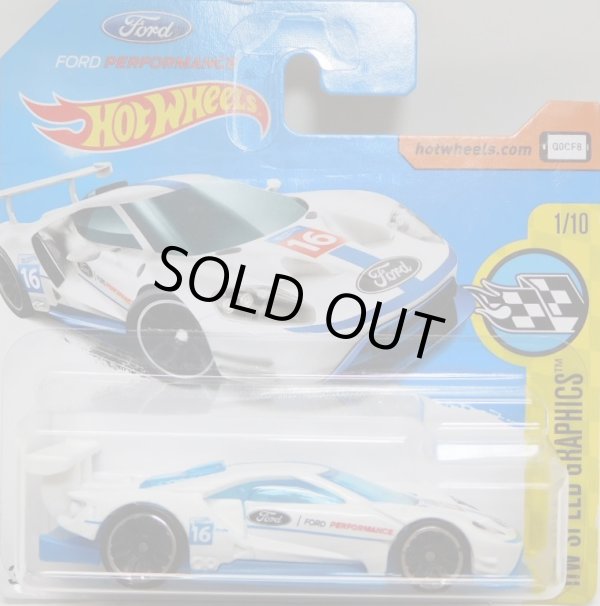 画像1: 【2016 FORD GT RACE】 WHITE/J5 (NEW CAST)(インターナショナル・ショートカード) 