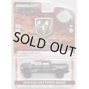 画像: 2017 GREENLIGHT HOBBY EXCLUSIVE 【2016 RAM 2500 POWER WAGON】  FLAT BLACK/RR