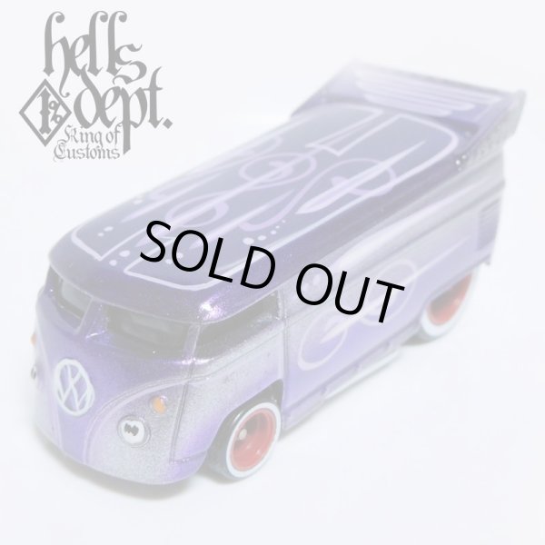 画像1: HELLS DEPT 2017 - BOO Pinstriping 【VOLKSWAGEN DRAG BUS (カスタム完成品)】 PURPLE/RR （送料サービス適用外）