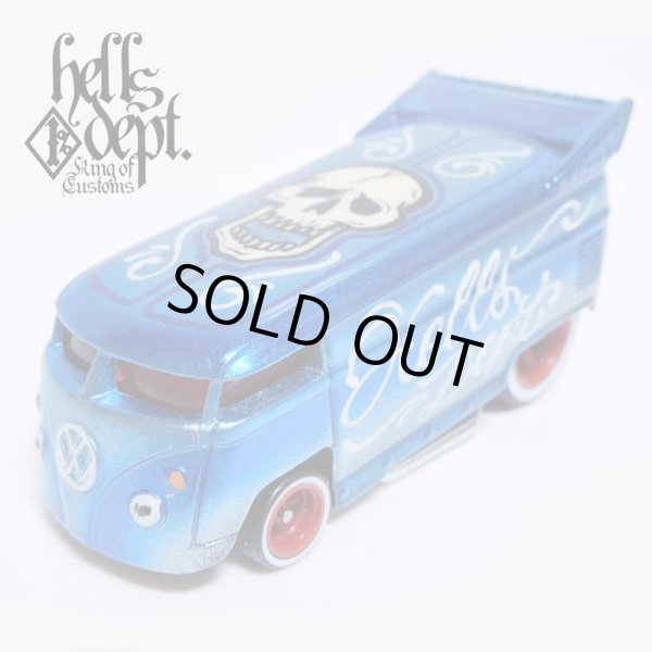 画像1: HELLS DEPT 2017 - BOO Pinstriping 【VOLKSWAGEN DRAG BUS (カスタム完成品)】 LT.BLUE/RR(SKULL) （送料サービス適用外）