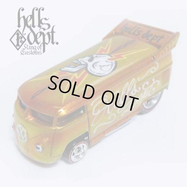 画像1: HELLS DEPT 2017 - BOO Pinstriping 【VOLKSWAGEN DRAG BUS (カスタム完成品)】 ORANGE/RR(SKULL)  （送料サービス適用外）