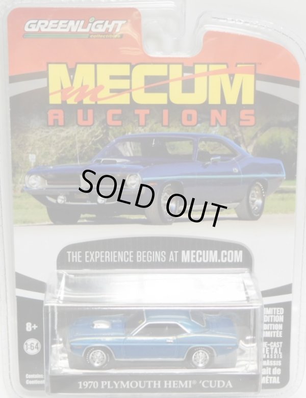 画像1: 2017 GREENLIGHT MECUM AUCTIONS S1 【1970 PLYMOUTH HEMI 'CUDA】 MET.BLUE/RR