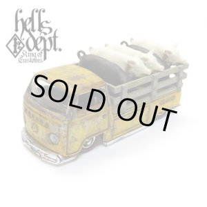 画像: HELLS DEPT 2017 - カツヌマ製作所 【VOLKSWAGEN T2 "PIG UP"(5) (完成品)】YELLOW/RR（送料サービス適用外）