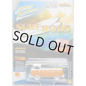 画像: 2017 JOHNNY LIGHTNING - "MIJO EXCLUSIVE" 【"SURF RODS" 1962 VW TYPE II PICKUP】 ORANGE-WHITE/RR (WHITE LIGHTNING)