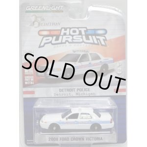 画像: 2018 GREENLIGHT HOT PURSUIT S25 【2008 FORD CROWN VICTORIA】 WHITE/RR (DETROIT POLICE)