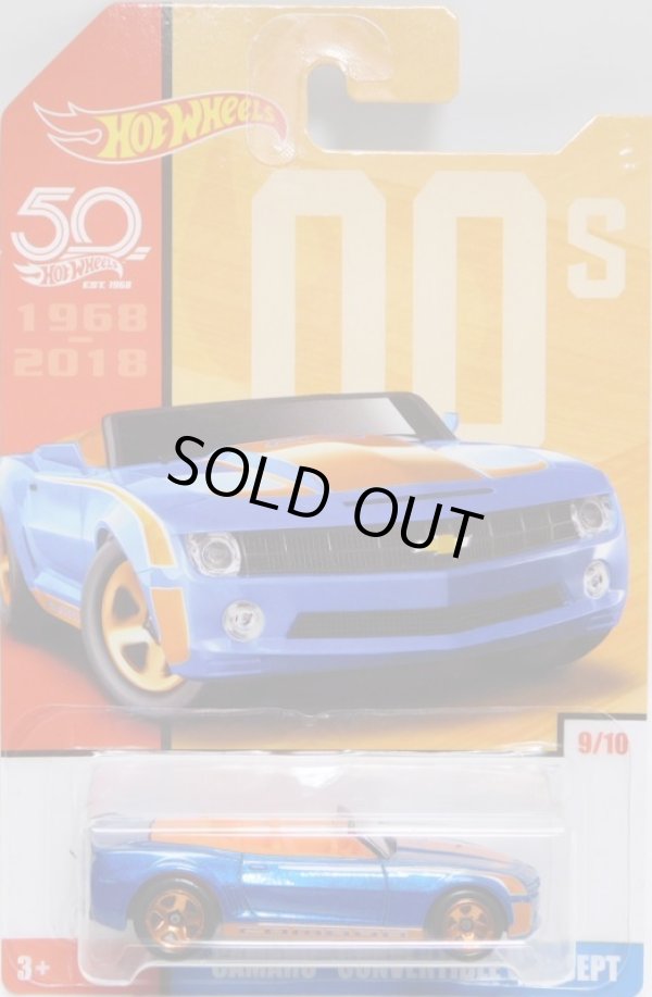 画像1: 2018 HW 50th THROWBACK 【CAMARO CONVERTIBLE CONCEPT】BLUE/5SP