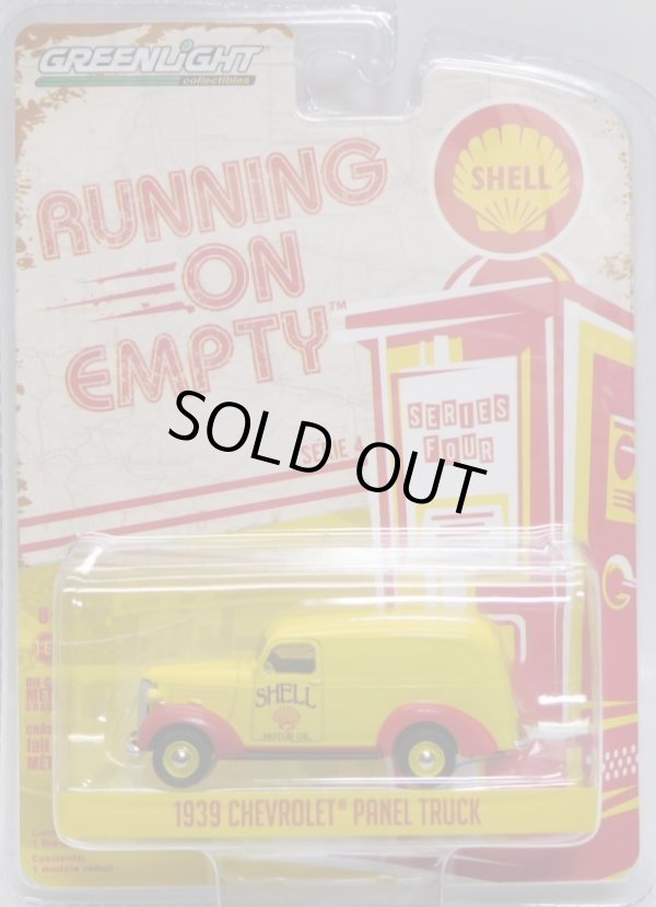 画像1: 2018 GREENLIGHT RUNNING ON EMPTY S4 【1939 CHEVROLET PANEL TRUCK】 YELLOW-RED/RR (SHELL)