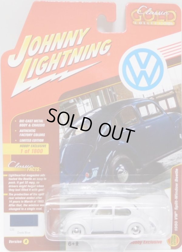 画像1: 2017 JOHNNY LIGHTNING - CLASSIC GOLD COLLECTION "HOBBY EXCLUSIVE" 【1950 VW SPLIT-WINDOW BEETLE】 WHITE/RR (WHITE LIGHTNING)