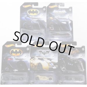 画像: 2018 HW BATMAN 【5種セット】(6種の内のLAMBORGHINIを除くBATMOBILE 5種セット）