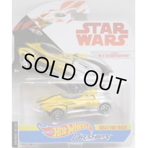 画像: 2018 HW STAR WARS CARSHIPS 【NABOO N-1 STARFIGHTER】　YELLOW/5Y (2018 WHITE CARD)