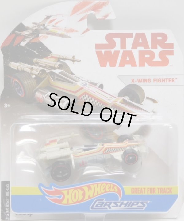 画像1: 2018 HW STAR WARS CARSHIPS 【X-WING FIGHTER】　CREAM/O5 (2018 WHITE CARD)