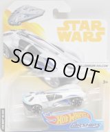 画像: 2018 HW STAR WARS CARSHIPS 【"Solo : A Star Wars Story" MILLENNIUM FALCON】 WHITE-BLUE/SK5 (2018 WHITE-YELLOW CARD)