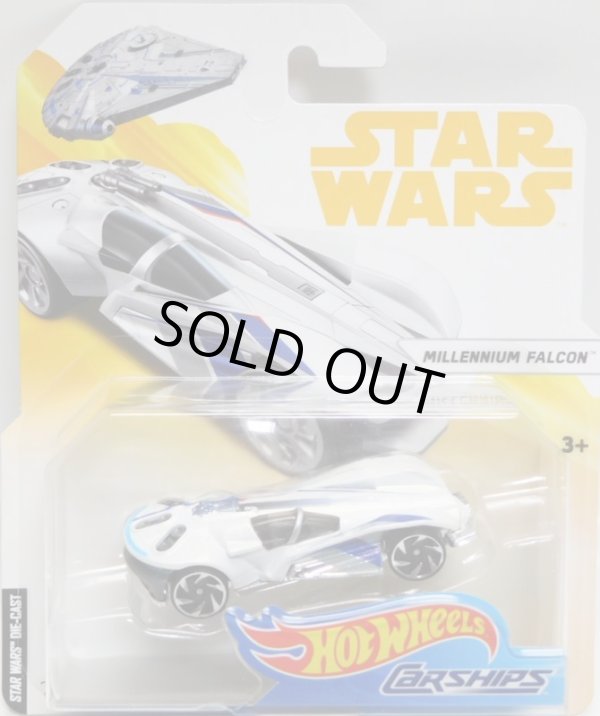 画像1: 2018 HW STAR WARS CARSHIPS 【"Solo : A Star Wars Story" MILLENNIUM FALCON】 WHITE-BLUE/SK5 (2018 WHITE-YELLOW CARD)