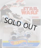 画像: 2018 HW STAR WARS CARSHIPS 【RESISTANCE SKI SPEEDER】 WHITE-BLUE/J5 (2018 WHITE CARD)