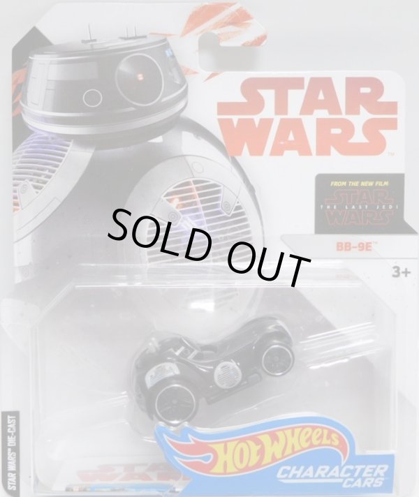 画像1: 2018 HW STAR WARS 【BB-9E】　BLACK/PR5 (2018 WHITE CARD)