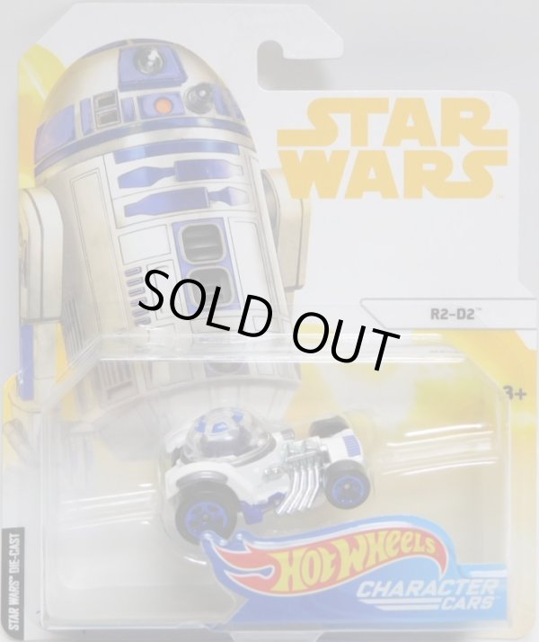 画像1: 2018 HW STAR WARS 【R2-D2】　WHITE/5SP (2018 WHIT-YELLOWE CARD)