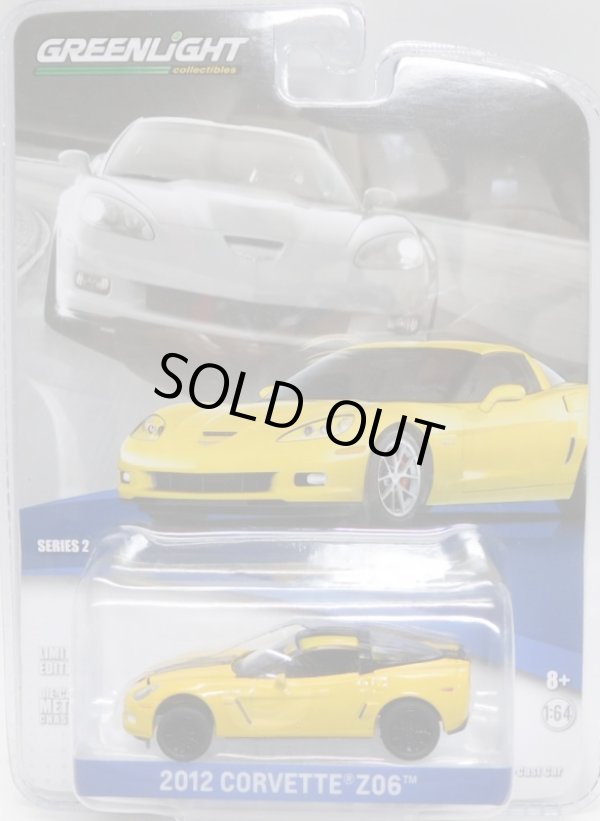 画像1: 2018 GREENLIGHT GENERAL MOTORS COLLECTION S2 【2012 CORVETTE Z06】 YELLOW/RR 