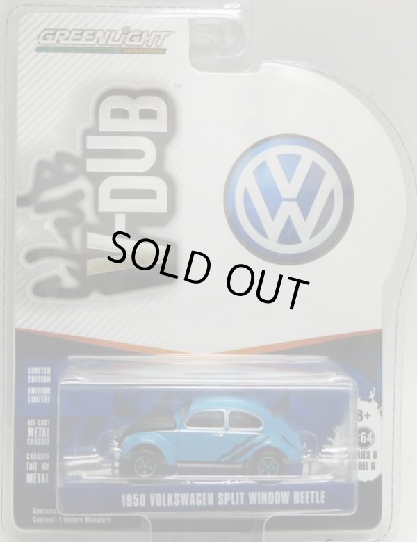 画像1: 2018 GREENLIGHT CLUB V-DUB S6 【1950 VOLKSWAGENSPLIT WINDOW  BEETLE】 BLUE/RR