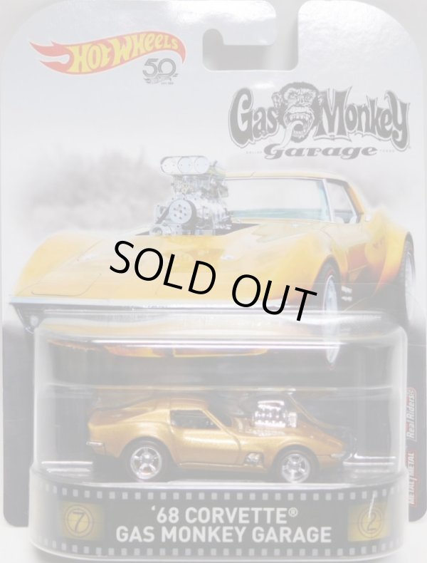 画像1: 2018 RETRO ENTERTAINMENT 【'68 CORVETTE "GAS MONKEY GARAGE"】GOLD/RR