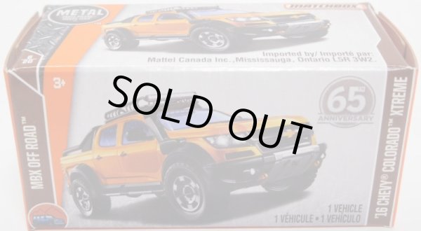 画像1: 2018 【'16 CHEVY COLORADO XTREME】  ORANGE (NEW CAST)(BOXパッケージ）