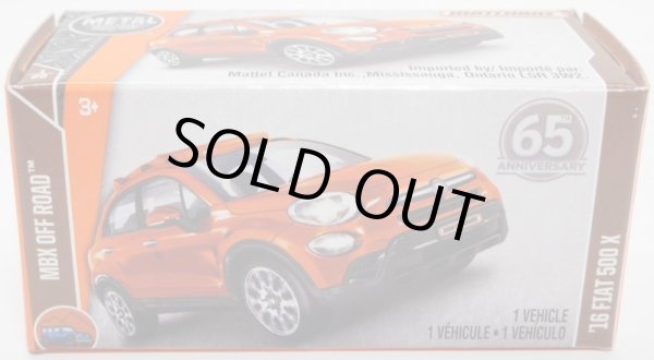 画像1: 2018 【'16 FIAT 500 X】  ORANGE(BOXパッケージ）