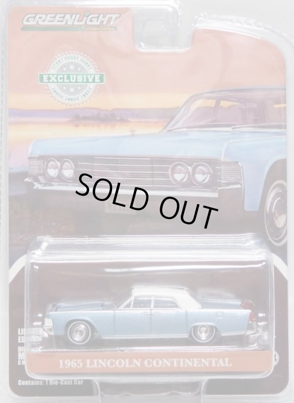 画像1: 2018 GREENLIGHT HOBBY EXCLUSIVE 【1965 LINCOLN CONTINENTAL】 BLUESILVER/RR