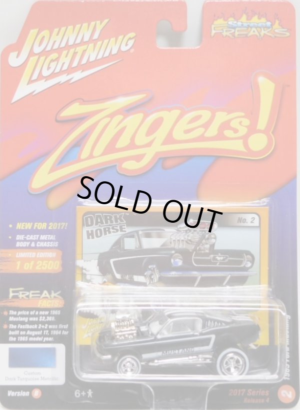 画像1: 2017 JOHNNY LIGHTNING - STREET FREAKS S4 【1965 FORD MUSTANG】 DK.BLUE (ZINGERS!)