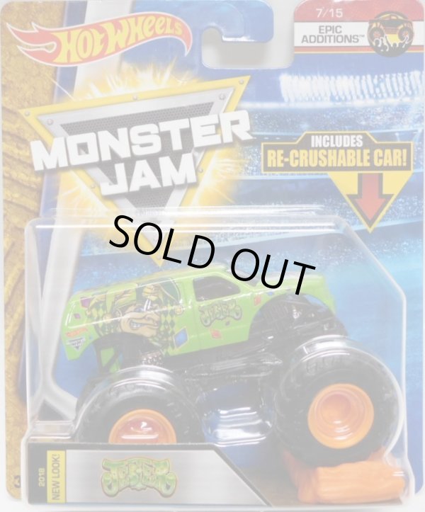 画像1: 2018 MONSTER JAM includes RE-CRUSHABLE CAR! 【JESTER】 LT.GREEN (EPIC ADDITIONS)(2018 NEW LOOK!)