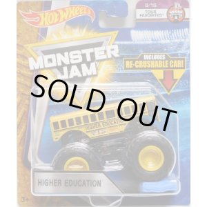 画像: 2018 MONSTER JAM includes RE-CRUSHABLE CAR! 【HIGHER EDUCATION】 YELLOW (EPIC ADDITIONS)