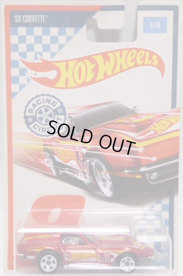 画像1: 2017 WALMART EXCLUSIVE - RACING CIRCUIT 【'69 CORVETTE】 R.T.RED/5SP