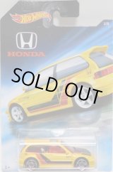 画像: 2018 HW HONDA 70th ANNIVERSARY SERIES 【'90 HONDA CIVIC EF】 YELLOW/PR5