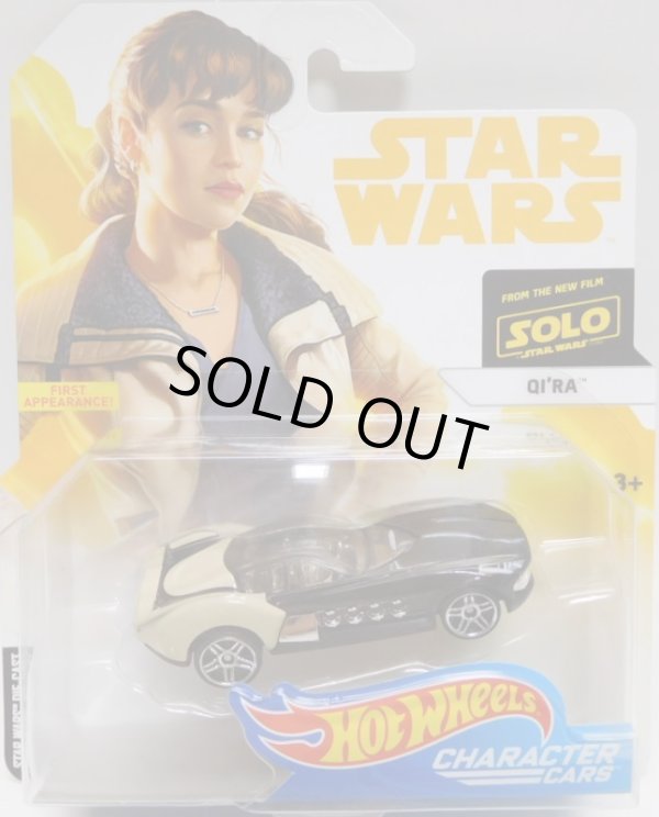 画像1: 2018 HW STAR WARS 【"Solo : A Star Wars Story" QI'RA】　BLACK-BEIGE/PR5 (2018 WHITE CARD)(予約不可）