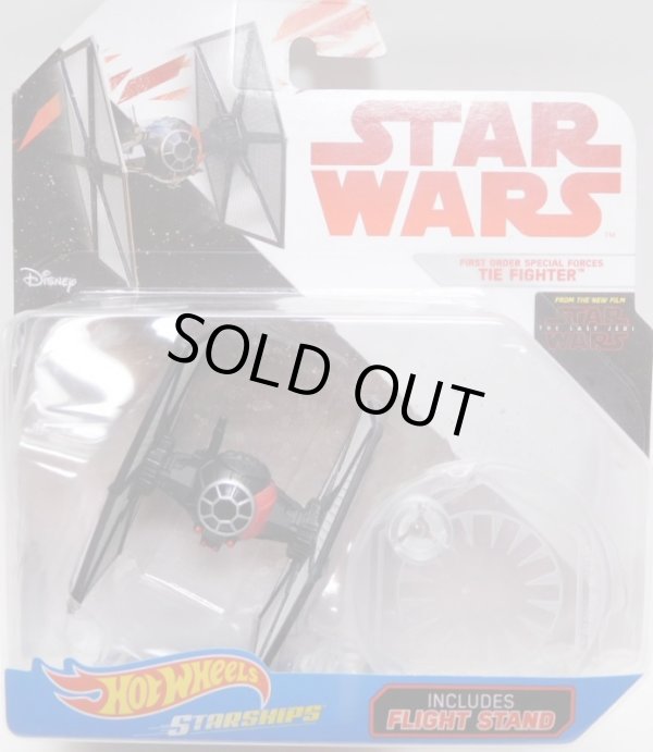 画像1: 2018 HW STAR WARS STARSHIP 【FIRST ORDER SPECIAL FORCES TIE FIGHTER】　BLACK-RED (2018 WHITE CARD)