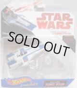 画像: 2018 HW STAR WARS STARSHIP 【RESISTANCE A-WING FIGHTER】　WHITE-BLUE (2018 WHITE CARD)