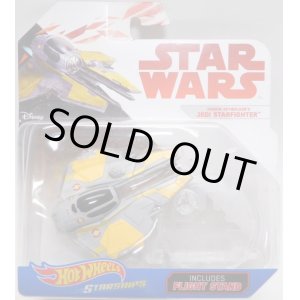 画像: 2018 HW STAR WARS STARSHIP 【ANAKIN SKYWALKER'S JEDI STARFIGHTER】　GRAY-YELLOW(2018 WHITE CARD)