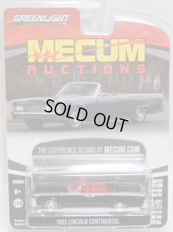 画像1: 2018 GREENLIGHT MECUM AUCTIONS S2 【1965 LINCOLN CONTINENTAL】 BLACK/RR