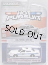 画像: 2018 GREENLIGHT HOT PURSUIT S27 【208 FORD CROWN VICTORIA POLICE INTERCEPTOR】 WHITE/RR (BALTIMORE POLICE)