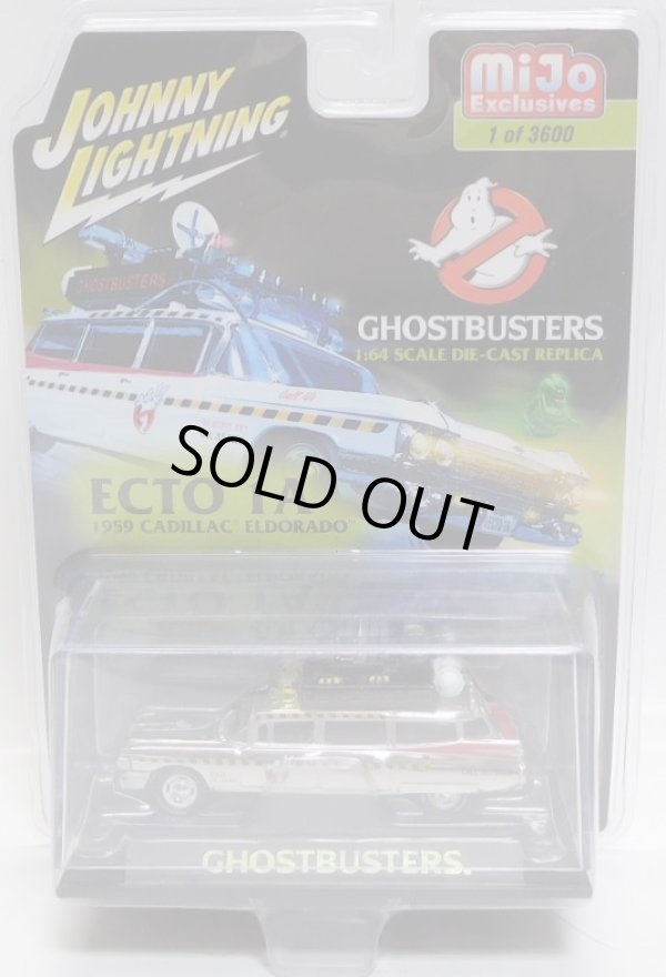 画像1: 2018 JOHNNY LIGHTNING - "MIJO EXCLUSIVE" 【"GHOSTBUSTERS" 1959 CADILLAC ELDORADO ECTO 1A】 CHROME/RR (3600個限定)