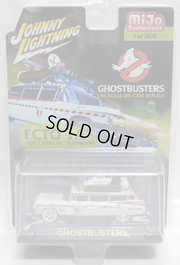 画像1: 2018 JOHNNY LIGHTNING - "MIJO EXCLUSIVE" 【"GHOSTBUSTERS" 1959 CADILLAC ELDORADO ECTO 1A】 WHITE/RR (WHITE LIGHTNING)