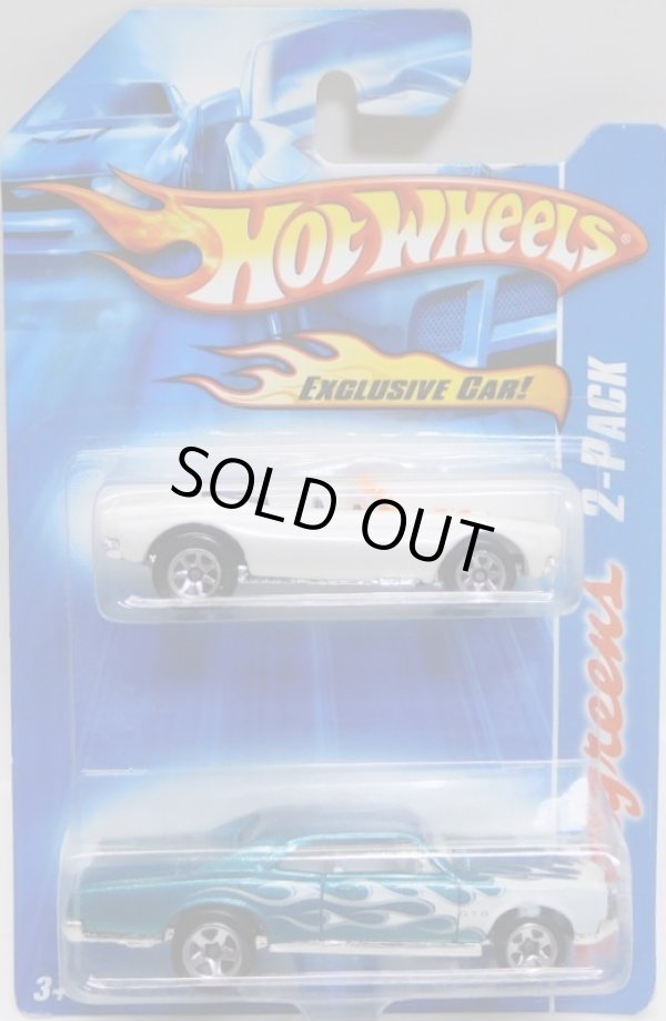 画像1: 2007 WALGREENS EXCLUSIVE 2PACK 【1967 CAMARO CONVERTIBLE】　WHITE (with '67 PONTIAC GTO)/5SP (CHOJIRO GRAPHIC'S)