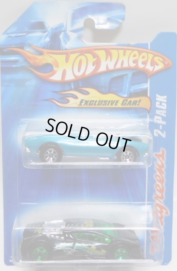 画像1: 2007 WALGREENS EXCLUSIVE 2PACK 【1967 CAMARO CONVERTIBLE】　AQUA (with ZOTIC)/5SP (CHOJIRO GRAPHIC'S)