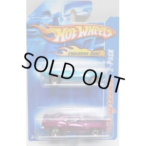 画像: 2007 WALGREENS EXCLUSIVE 2PACK 【1967 CAMARO CONVERTIBLE】　AQUA (with '69 PONTIAC FIREBIRD T/A)/5SP (CHOJIRO GRAPHIC'S)