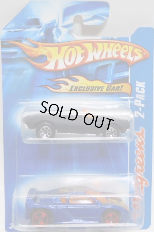 画像1: 2007 WALGREENS EXCLUSIVE 2PACK 【1967 CAMARO CONVERTIBLE】　FLAT BLACK (with ZENDER FACT 4)/5SP (CHOJIRO GRAPHIC'S)