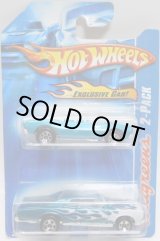 画像: 2007 WALGREENS EXCLUSIVE 2PACK 【1967 CAMARO CONVERTIBLE】　AQUA (with '67 PONTIAC GTO)/5SP (CHOJIRO GRAPHIC'S)