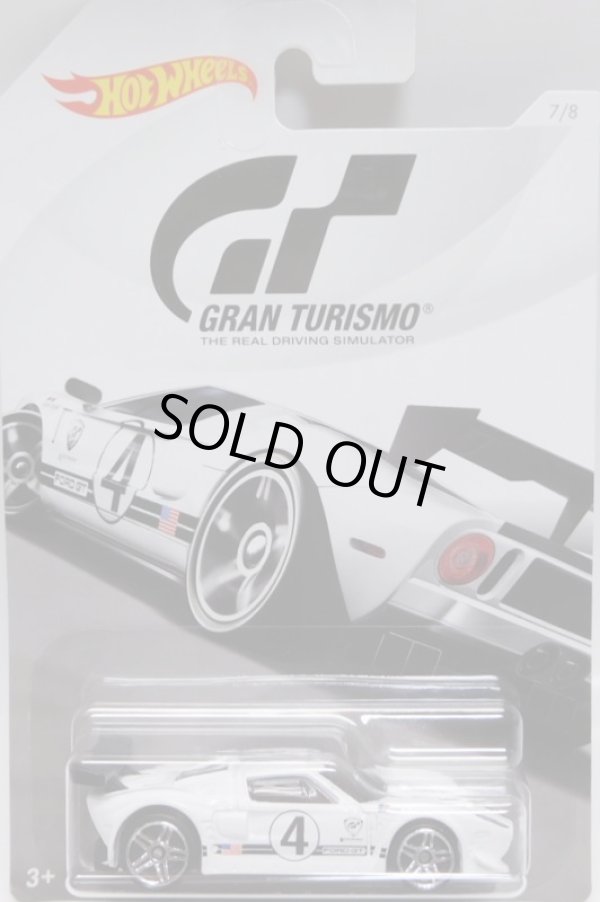 画像1: 2018 HW GRAN TURISMO 【FORD GT】 WHITE/PR5