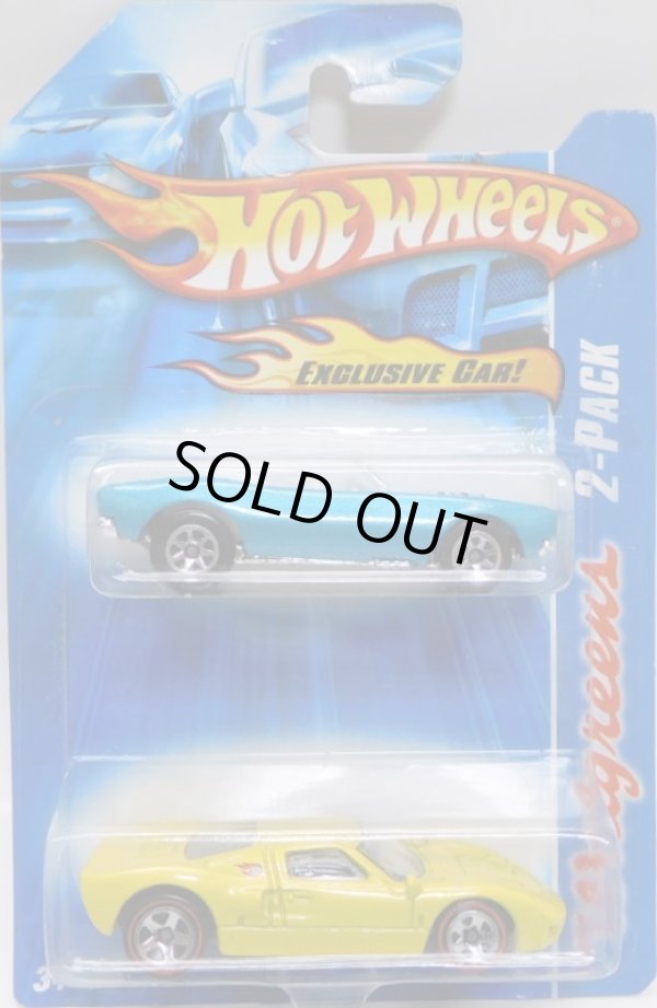 画像1: 2007 WALGREENS EXCLUSIVE 2PACK 【1967 CAMARO CONVERTIBLE】　AQUA (with FORD GT-40)/5SP (CHOJIRO GRAPHIC'S)