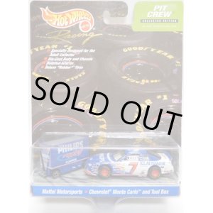 画像: 2000 HOT WHEELS RACING PIT CREW 【#7 TEAM PHILIPS RACING/CHEVY MONTE CARLO and TOOL BOX】　BLUE-WHITE/RR